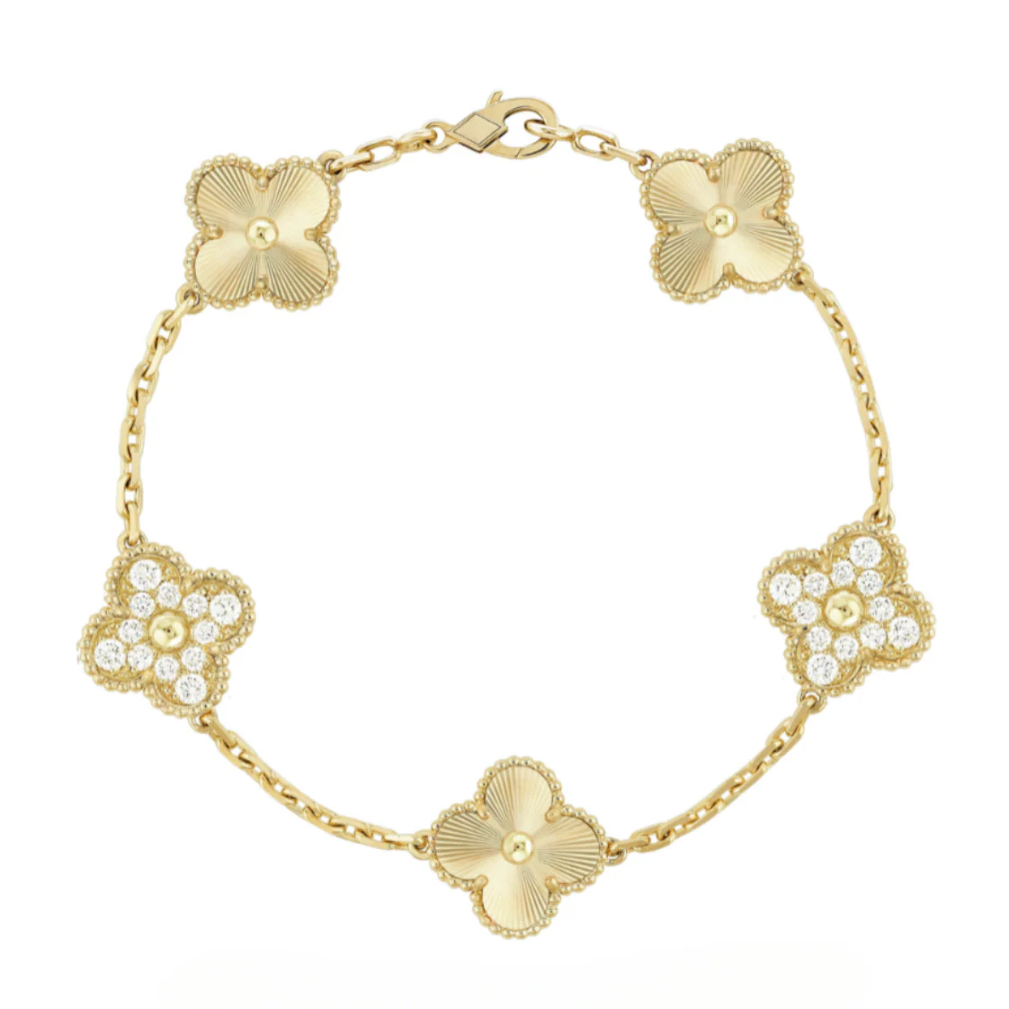 FLORAL BEAUTY DELUXE BRACELET | GOLD