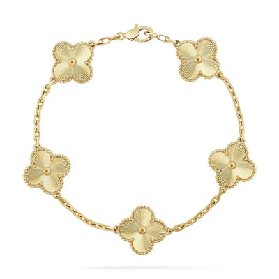 FLORAL BEAUTY BRACELET | GOLD
