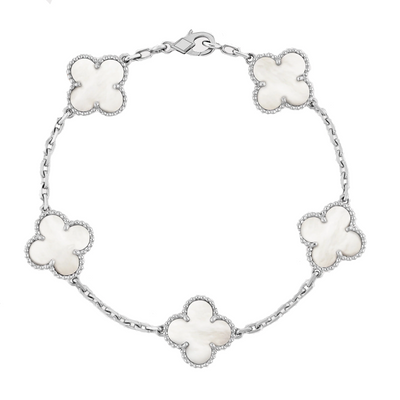 FLORAL BEAUTY BRACELET | SILVER